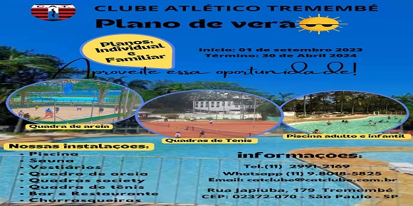 PLANO DE VERÃO - TEMPORADA 2024/25